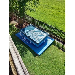 Plieninis sodo baseinas 300 x 200 x 75 cm rinkinys 5in1 intex 28272