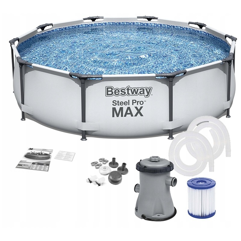 Bestway 56416 plieno pro baseino 366x76cm filtro siurblys