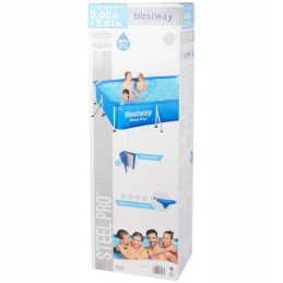 Bestway stačiakampio rėmo baseinas 300 x 201 cm