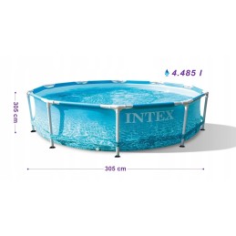 Plieninis sodo baseinas 305 x 76 cm intex 28208