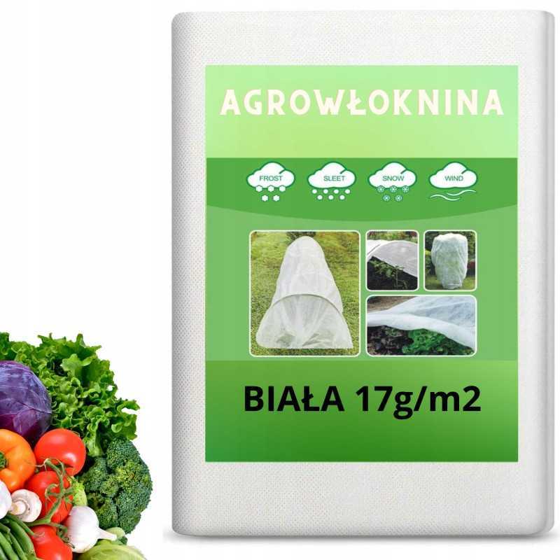 Balta agrotekstilė 1,6x10m, svoris 17g/m2, nuo piktžolių agrotekstilė