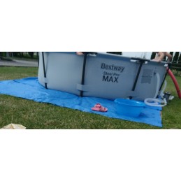 Plieninio karkaso baseinas 305x76 bestway sodo baseinas