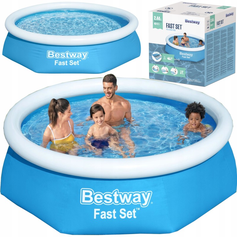 Bestway sodo išsiplėtimo baseinas 244x61cm 57448