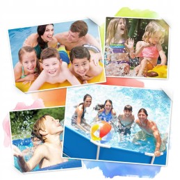 Išplečiamasis sodo baseinas 396 x 84 cm rinkinys 9in1 intex 28142