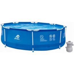 Ovalo rėmo baseinas su filtro siurbliu, 360x76cm