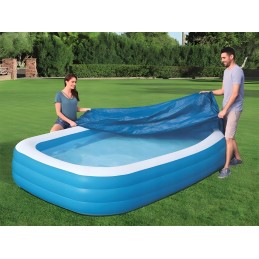 Sodo baseinas pripučiamas baseinas Bestway stačiakampis baseinas 305x183x56cm 5in1