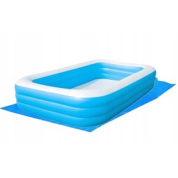 Sodo baseinas pripučiamas baseinas Bestway stačiakampis baseinas 305x183x56cm 5in1