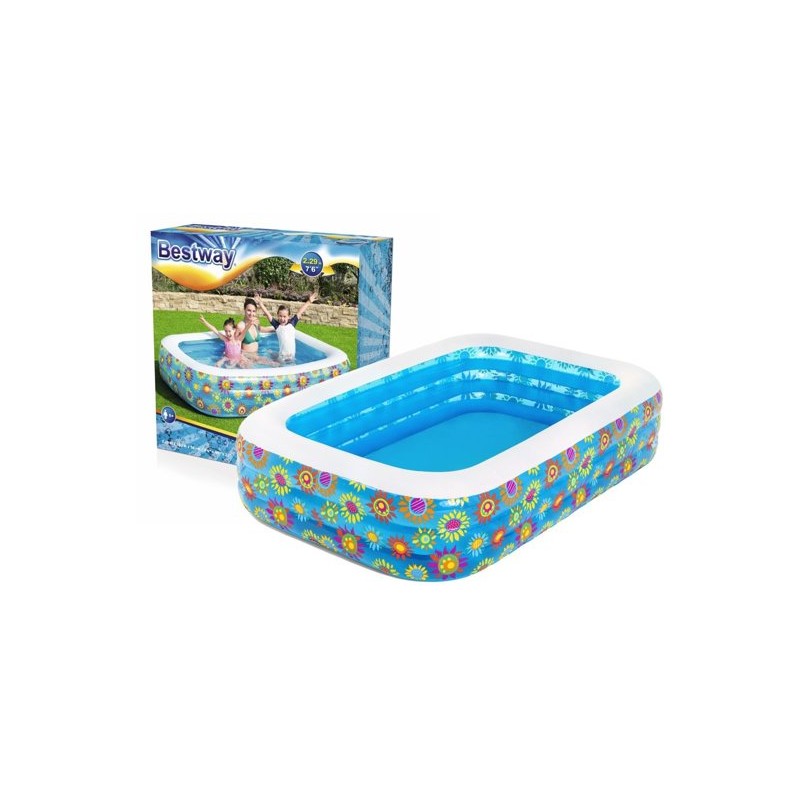 Pripučiamas baseinas 229 x 152 x 56 cm bestway 54120