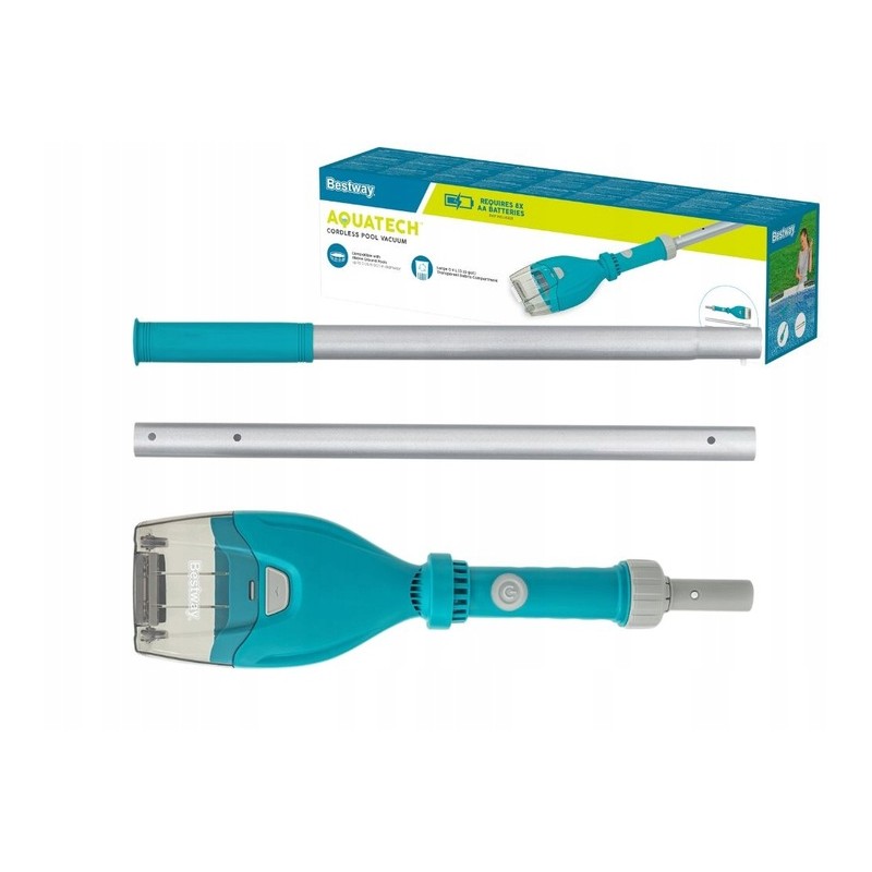 Bestway 58770 baterijomis maitinamas belaidis baseino dulkių siurblys