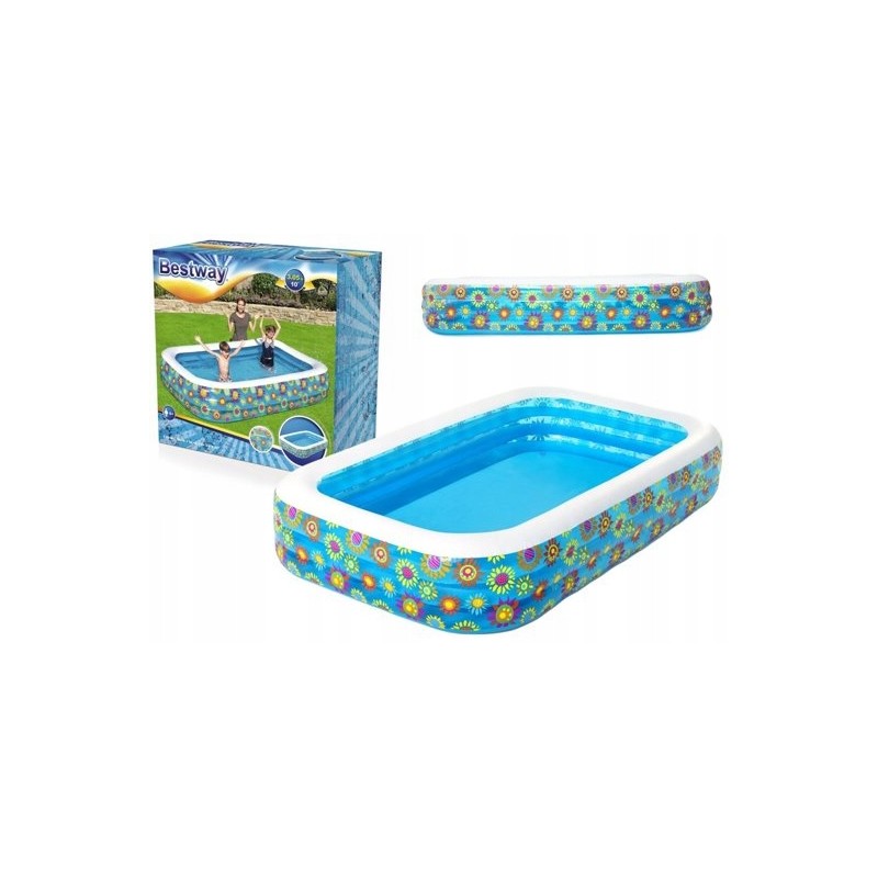 Pripučiamos baseino gėlės 305x183x56 cm bestway 54121