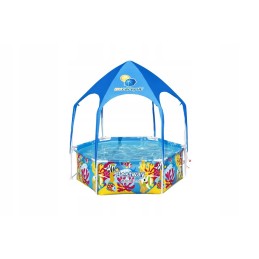 Sodo karkasinis baseinas su stogu 183 x 51 cm Bestway vaikams