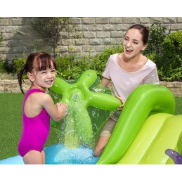 Vaikų baseinas, pripučiama vandens žaidimų aikštelė, akvariumas, fontanas, čiuožykla