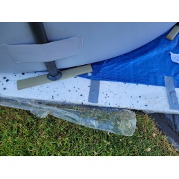 Armuotas plieninis baseinas 305x76cm plieno pro