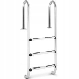 Nerūdijančio plieno baseino kopėčios, 3 pakopos, 1320 mm