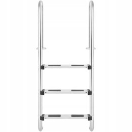 Nerūdijančio plieno baseino kopėčios, 3 pakopos, 1320 mm