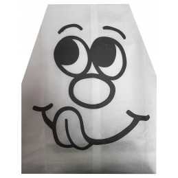 Trikampis žieminis gobtuvas, surištas 70/80cm biovita spaudu