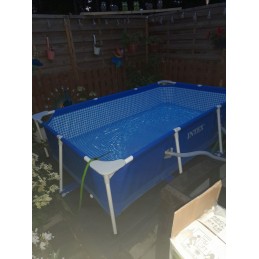 Sodo baseino rėmas 260x160x65cm komplektas 2in1 intex pilnas komplektas