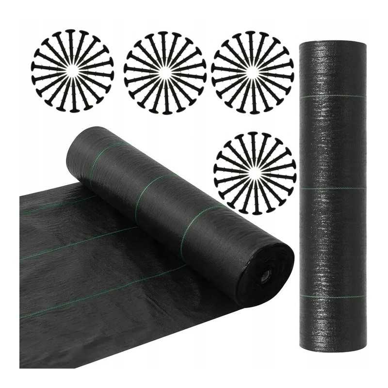 ⭐⭐Agrotekstilė agrotekstilė 1,1 x 100 m + 100 kaiščių⭐⭐