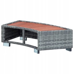 Vidaxl SPA pakopa pilka 92 x 45 x 25 cm polirotango