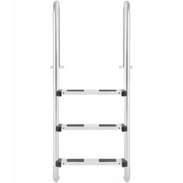 Nerūdijančio plieno baseino kopėčios, 3 pakopos, 1320 mm