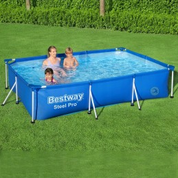 Sodo baseino rėmas 300 x 201 x 66 cm bestway mėlynas