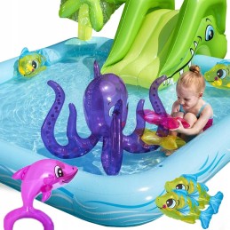 Pripučiama žaidimų aikštelė baseinas irklavimo baseinas akvariumo čiuožyklos fontanas bestway