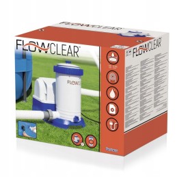 Flowclear Bestway 9463L filtravimo baseino siurblys su keičiamu IV filtru