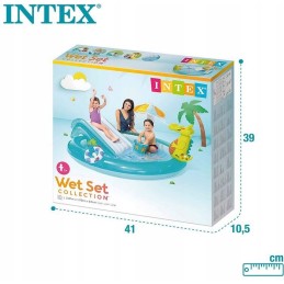 Pripučiama aligatorių žaidimų aikštelė 201x170x84cm 57165np