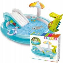 Pripučiama aligatorių žaidimų aikštelė 201x170x84cm 57165np