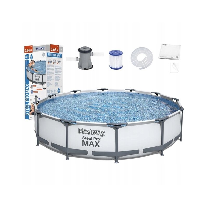 Bestway plieno pro max rėmo baseinas 366x76 56416