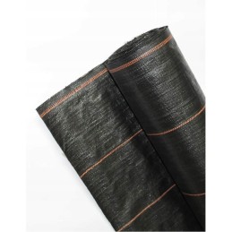 Agrowwoven mulčiavimas nuo piktžolių bradas juodas 1 6x100 m 70 g m2