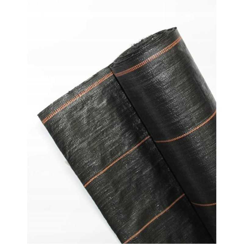 Agrowwoven mulčiavimas nuo piktžolių bradas juodas 1 6x100 m 70 g m2
