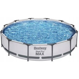 Plieninis pro max baseino baseinas 370cm x 76cm