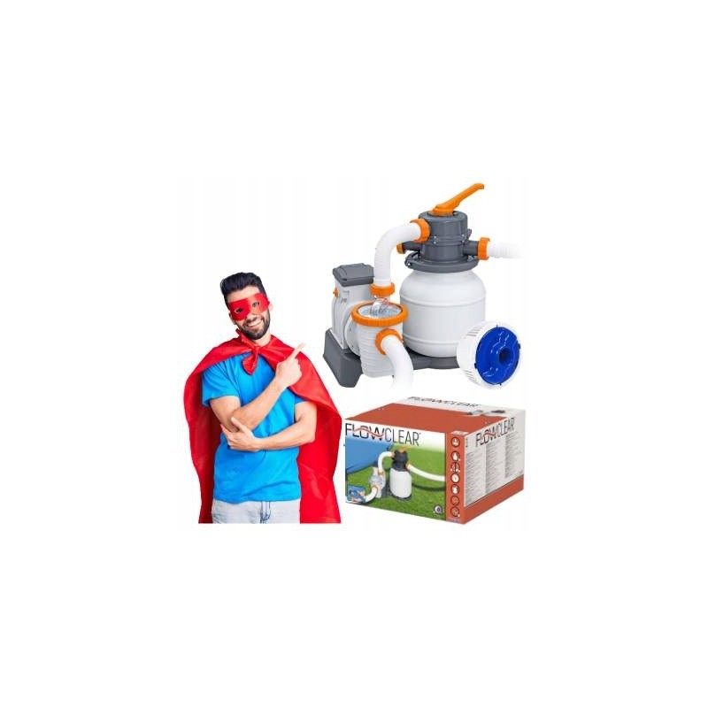 Bestway baseino smėlio siurblys 58497 naujas ir aukštas