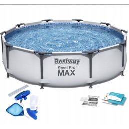 Didelis baseino rėmo dulkių siurblys dugno valymui