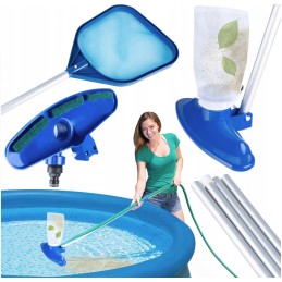 Didelis baseino rėmo dulkių siurblys dugno valymui