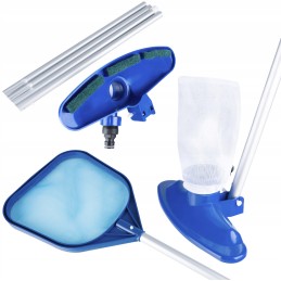 Didelis baseino rėmo dulkių siurblys dugno valymui