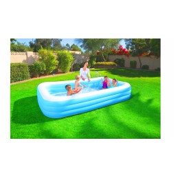 Sodo baseinas vaikams, stačiakampis, pripučiamas vandens plaukimo žiedas