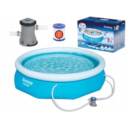 Bestway 57270 išsiplėtimo baseinas, siurblys, filtras, 305x76cm