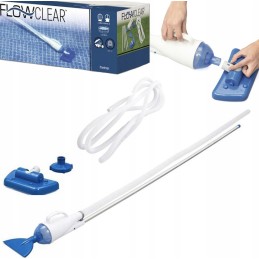 Dulkių siurblys, baseino valymo rinkinys, baseino lazda, tinklelis