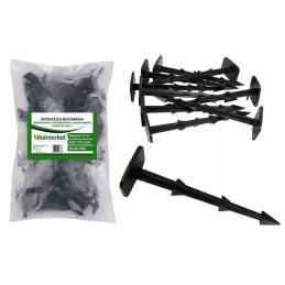 ✨ profesionalūs kaiščiai su dantukais agrotekstilei, agrotekstilei ir geotekstilei tvirtinti, 12 cm midi kam1000r 1000 vnt.