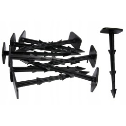 ✨ profesionalūs kaiščiai su dantukais agrotekstilei, agrotekstilei ir geotekstilei tvirtinti, 12 cm midi kam1000r 1000 vnt.