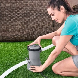 Filtro siurblys baseinams 3028l h bestway 58386 kasetė su filtru