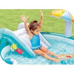 Vandens žaidimų aikštelė intex aligatorius krokodilas purkštukas slide ackesoria