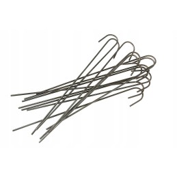 ✨ ilgi metaliniai kaiščiai agrotekstilei, agrotekstilei ir geotekstilei tvirtinti, modelis 'j' kmj500r 25cm - (500 vnt.)