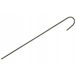 ✨ ilgi metaliniai kaiščiai agrotekstilei, agrotekstilei ir geotekstilei tvirtinti, modelis 'j' kmj500r 25cm - (500 vnt.)