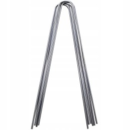 Metaliniai smeigtukai įvairių tipų agrotekstilei, agrotekstilei ir geotekstilei tvirtinti prie žemės, taip pat smeigtukai kurmių