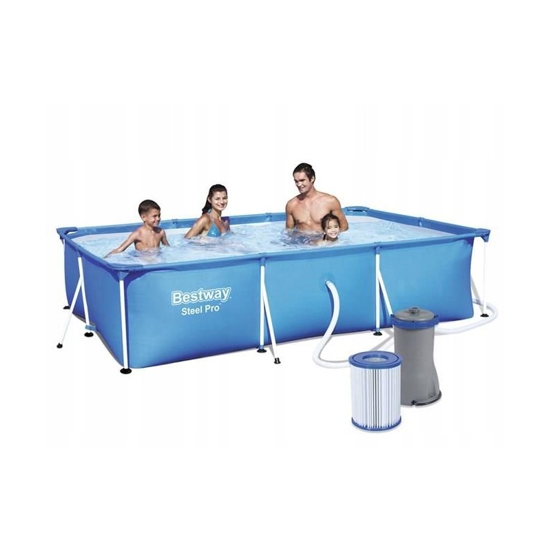 Baseinas su rėmu 300 x 201 x 66 cm