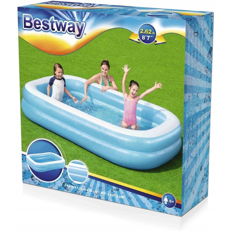 Bestway didelis 262x175x51 pripučiamas baseinas 54006