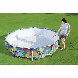 Plieninis profesionalus baseinas vaikams bestway gyvūnų pasaulis 305x66cm 10ft